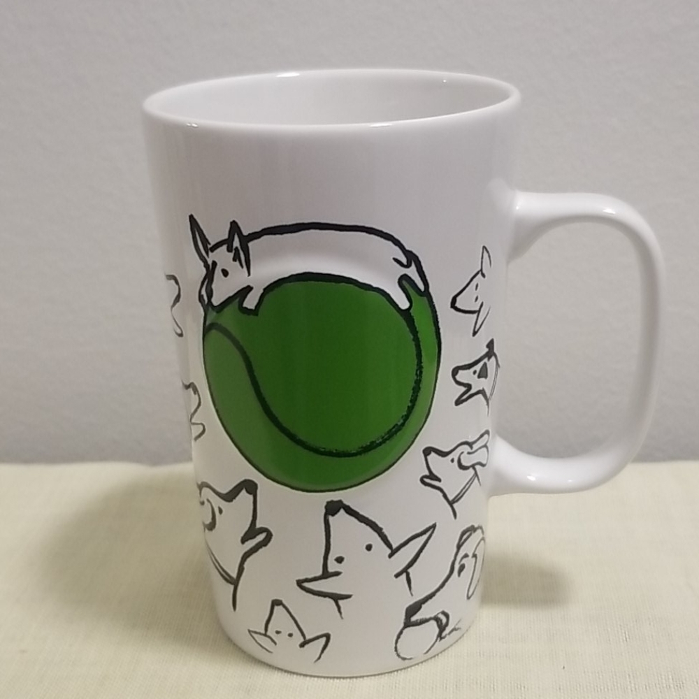 Starbucks 2015 Dog Sketch Mug.  16oz